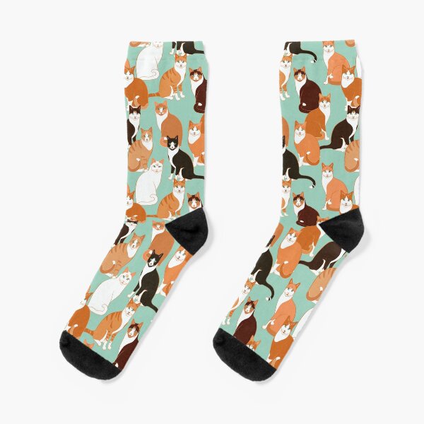 Item preview, Ginger Cats on mint designed and sold by nadyanadya.