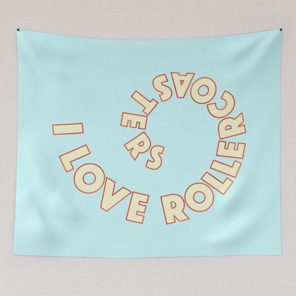 Item preview, Spinning I Love Roller Coasters designed and sold by careerdesigns.