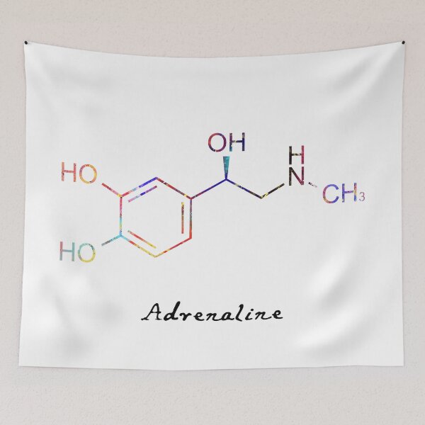 Item preview, Adrenaline Watercolour Quote Art Design Inspiratio designed and sold by vividpixelusa.