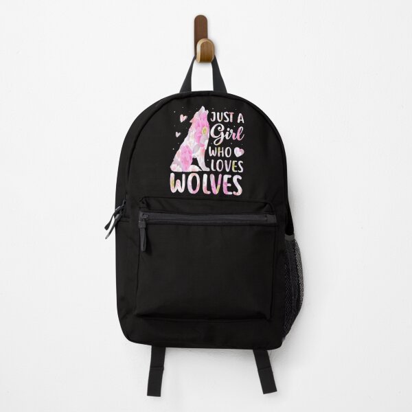 Item preview, Just A Girl Who Loves Wolves Cute Gift For Girls designed and sold by Esmilna Castillo.