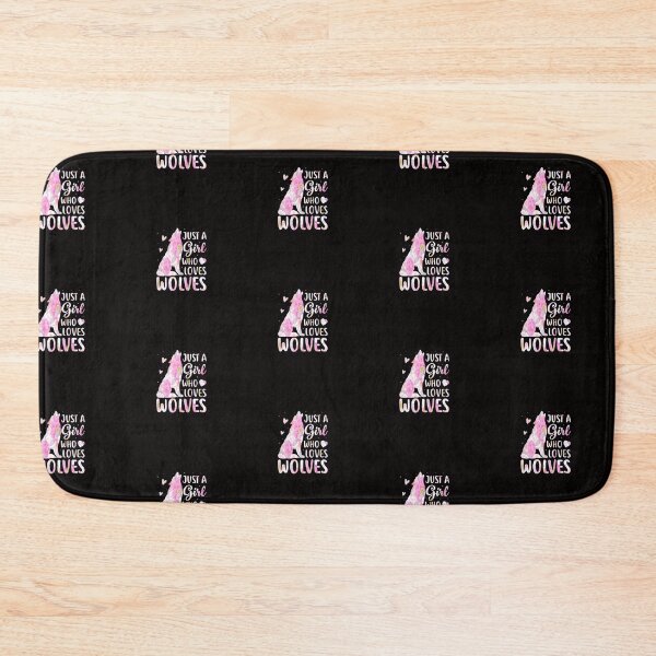 Item preview, Just A Girl Who Loves Wolves Cute Gift For Girls designed and sold by Esmilna Castillo.