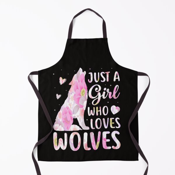 Item preview, Just A Girl Who Loves Wolves Cute Gift For Girls designed and sold by Esmilna Castillo.