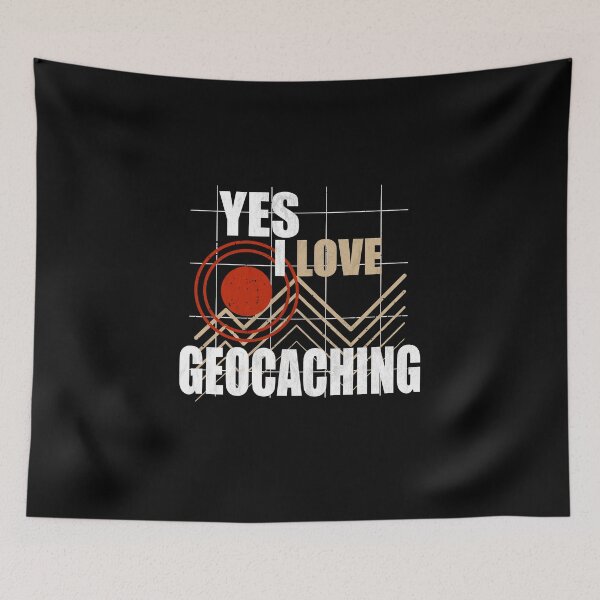 Artikelvorschau, Yes I love Geocaching Cache GPS Schnitzeljagd entworfen und verkauft von lsvds.