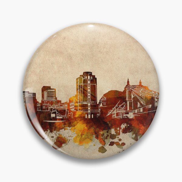 Item preview, cincinnati skyline vintage designed and sold by BekimART2.