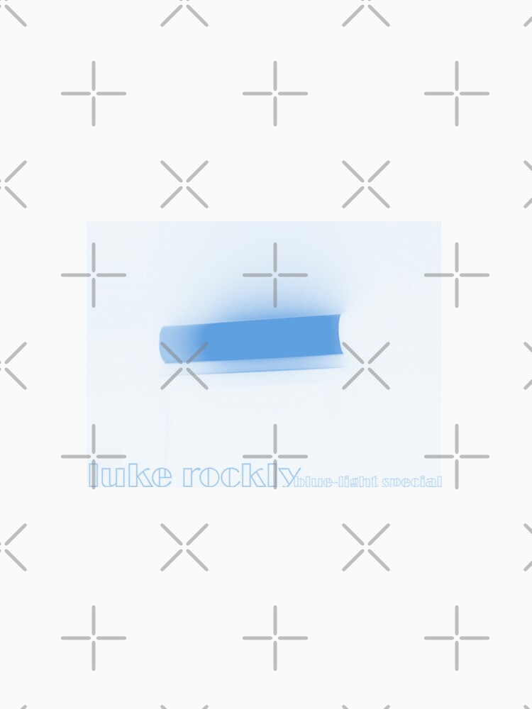 Thumbnail 7 of 7, Essential T-Shirt, Luke Rockly Blue Light Special Alternate 1 designed and sold by WordsByJake.