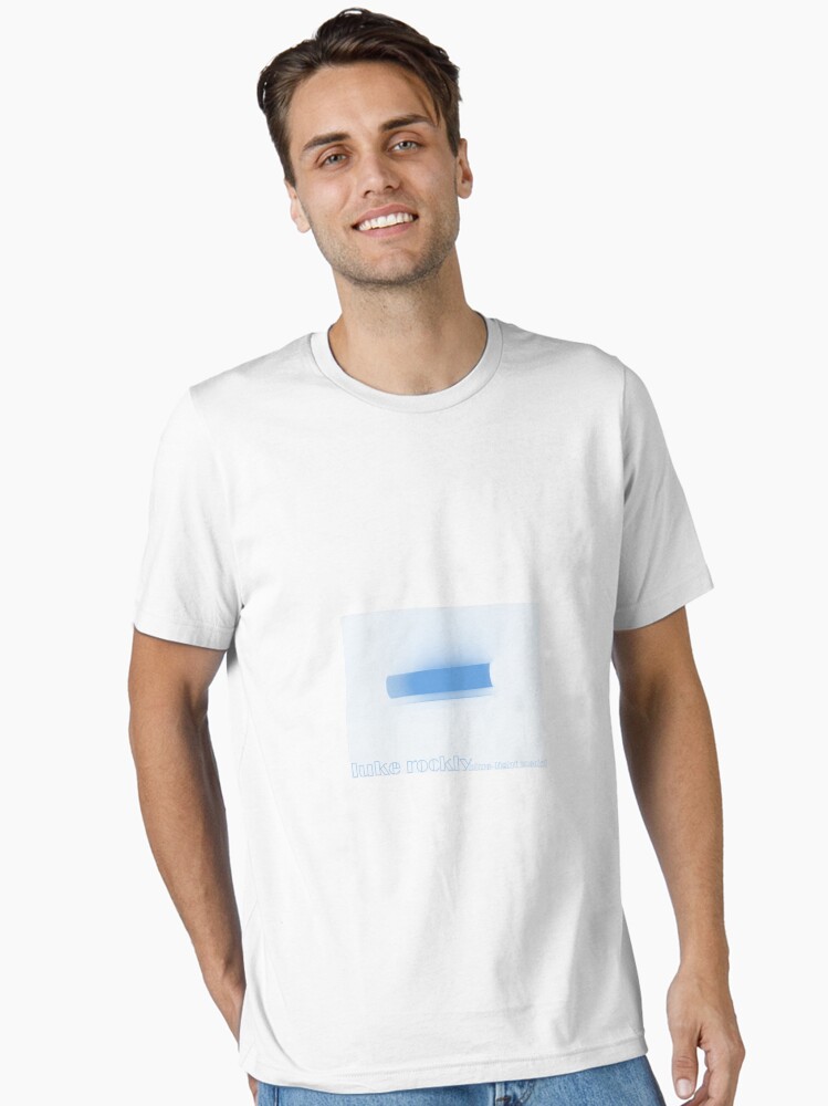 Thumbnail 2 of 7, Essential T-Shirt, Luke Rockly Blue Light Special Alternate 1 designed and sold by WordsByJake.