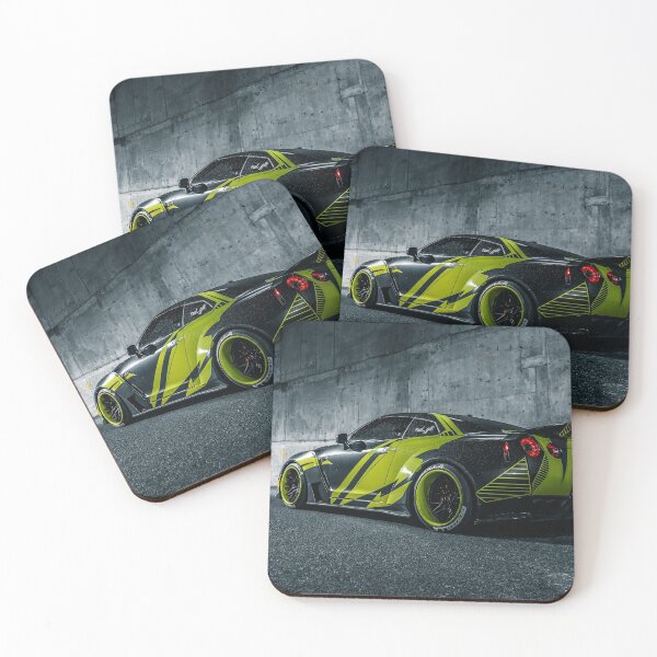 Item preview, green gtr parked in dark alley designed and sold by erikallen920.