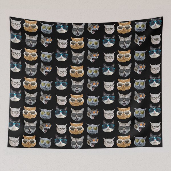 Item preview, Cats in Glasses Pack - Clout Goggles / Deal with it Meme designed and sold by coolintent.