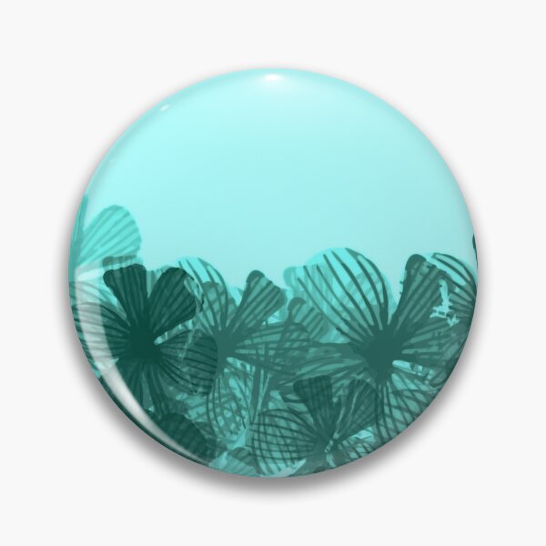 Item preview, Bluish Green Floral -Abstract designed and sold by Lians.