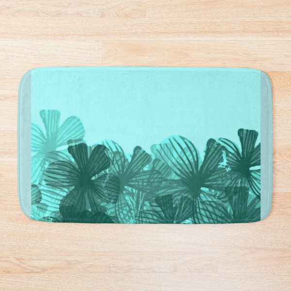 Item preview, Bluish Green Floral -Abstract designed and sold by Lians.