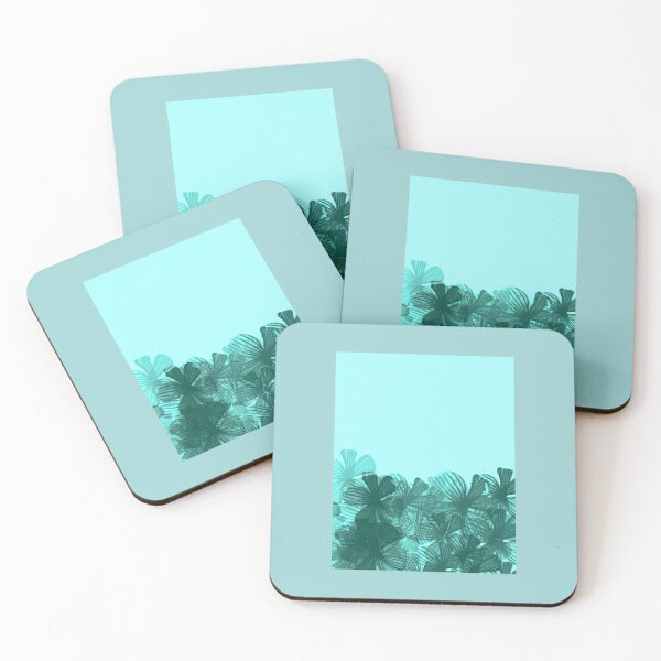 Item preview, Bluish Green Floral -Abstract designed and sold by Lians.
