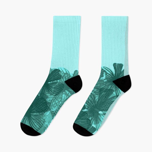 Item preview, Bluish Green Floral -Abstract designed and sold by Lians.
