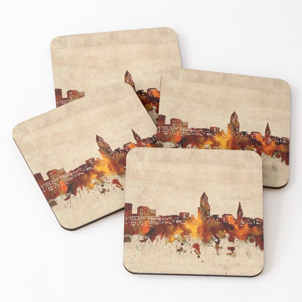 Item preview, cleveland skyline vintage designed and sold by BekimART2.