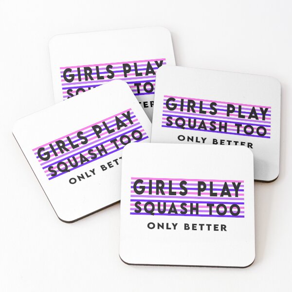 Item preview, Girls play squash too. Only better designed and sold by TheGreenGoat.