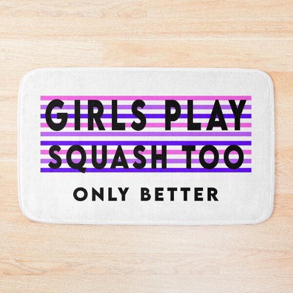 Artikelvorschau, Mädchen spielen auch Squash. Nur besser entworfen und verkauft von TheGreenGoat.