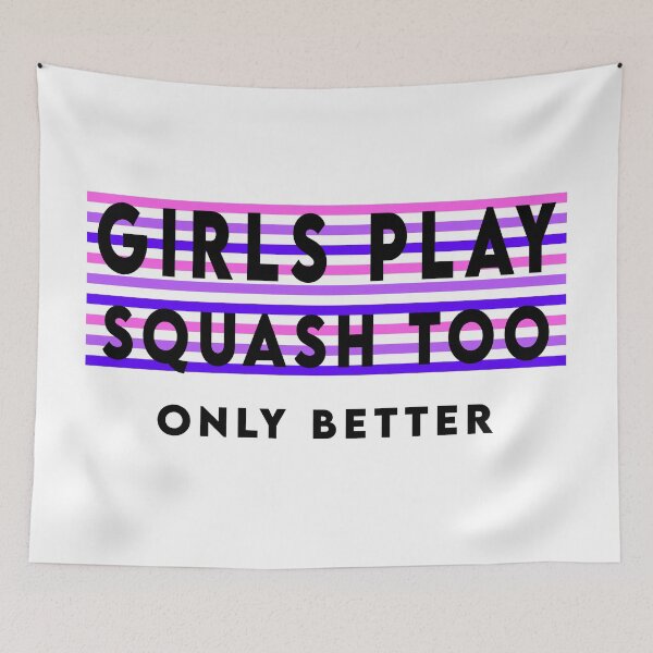 Item preview, Girls play squash too. Only better designed and sold by TheGreenGoat.