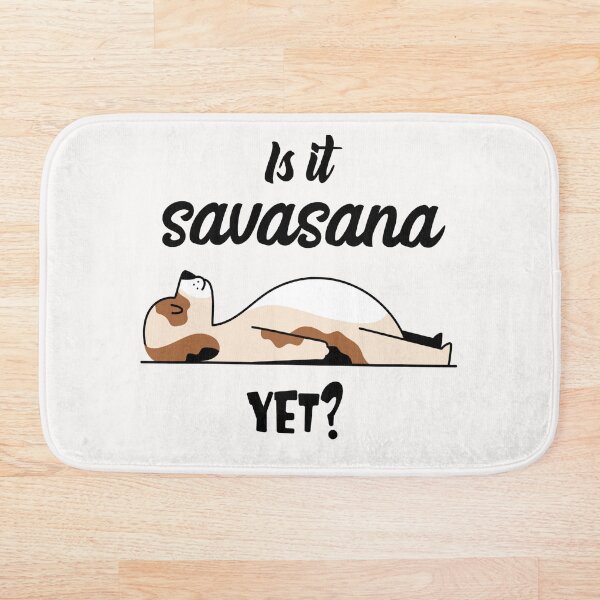Item preview, Funny "Is it savasana yet?" designed and sold by Remelle.