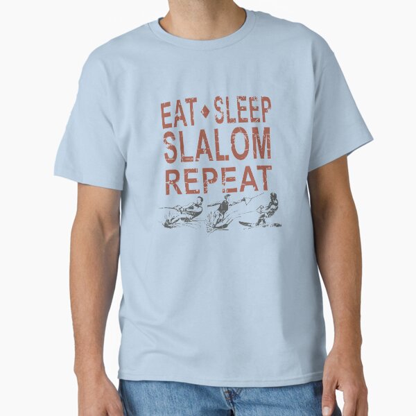 Aperçu de l'œuvre MANGEZ SLEEP SLALOM REPEAT créée et vendue par GR8DZINE.