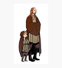 Qui Gon and Padawan Photographic Print