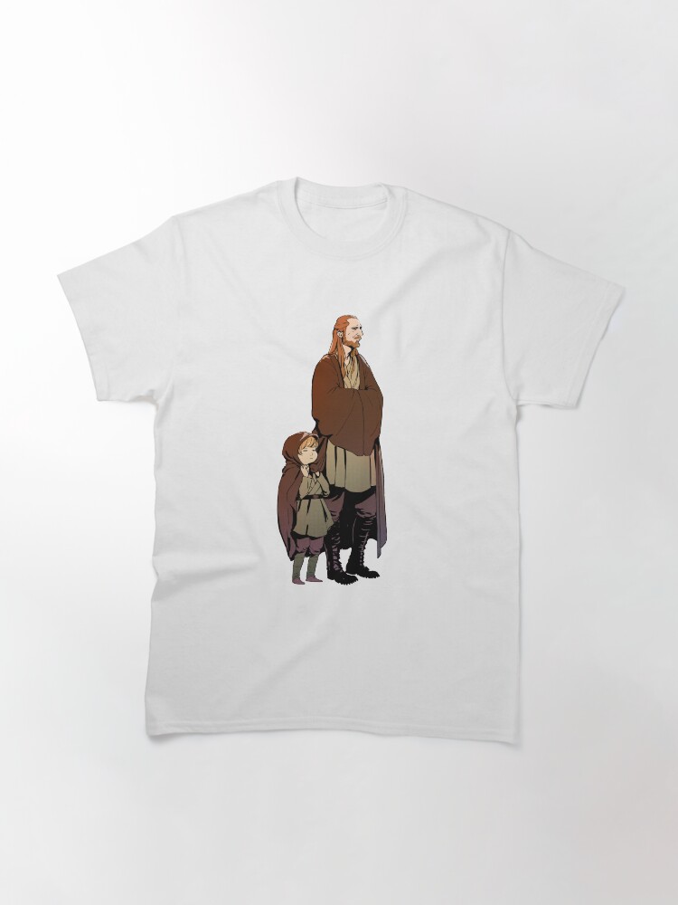 Alternate view of Qui Gon and Padawan Classic T-Shirt