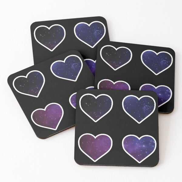 Item preview, Space Hearts with a White Border designed and sold by BelindaFuller.