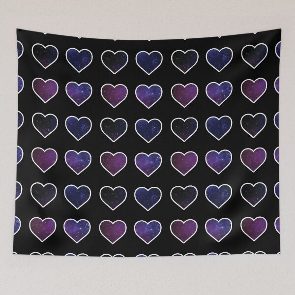 Item preview, Space Hearts with a White Border designed and sold by BelindaFuller.