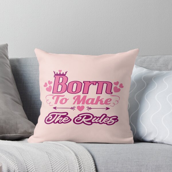 Item preview, Born To Make The Rules,  Cute Gift for Newborn Baby Girl designed and sold by lamjar-art.