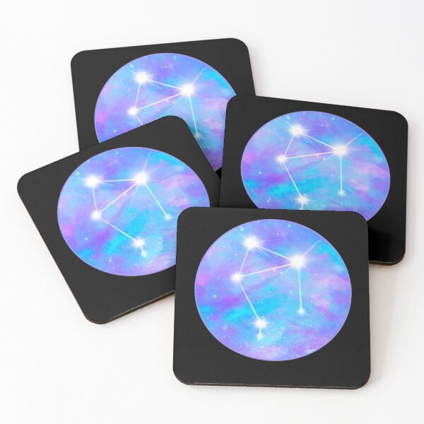 Item preview, Zodiac sign test Libra stars and galaxy designed and sold by orangerinka.