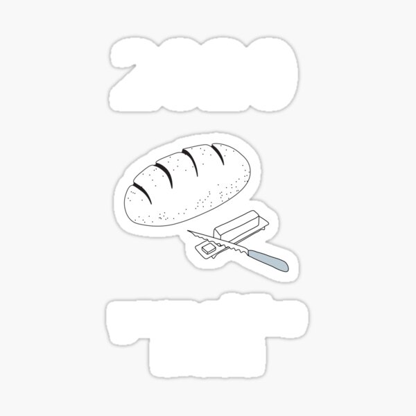 Item preview, 2020: Year of the Bread - White Text designed and sold by CoveredinFlour.