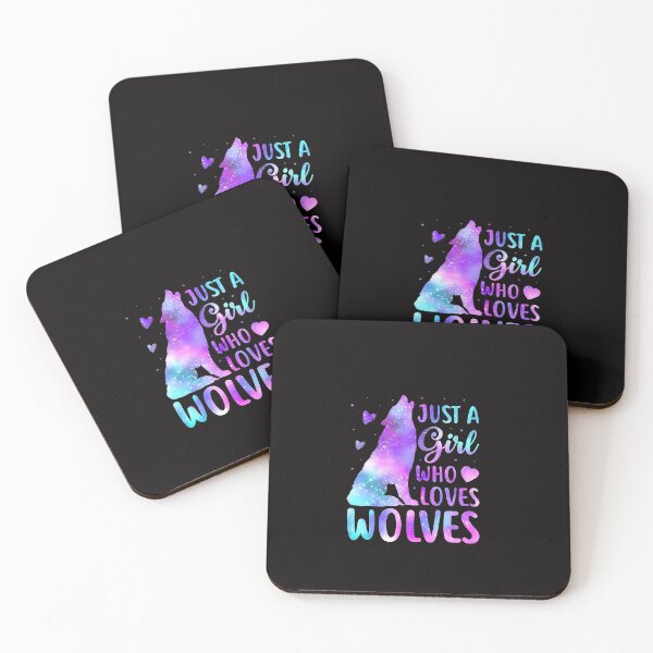 Item preview,  Just A Girl Who Loves Wolves Cute Gift For Girls designed and sold by Esmilna Castillo.