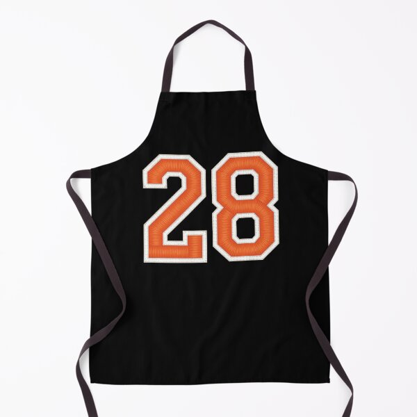 Item preview, Sports Number 28 Jersey twenty-eight Orange designed and sold by elhefe.