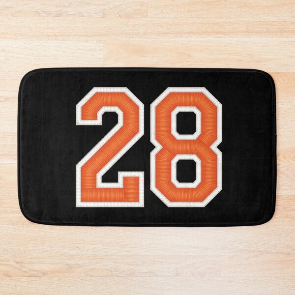 Item preview, Sports Number 28 Jersey twenty-eight Orange designed and sold by elhefe.