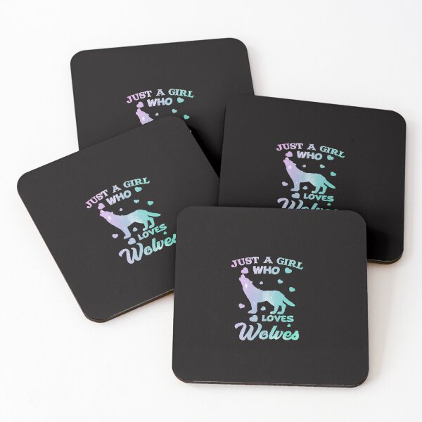 Item preview,  Just A Girl Who Loves Wolves Cute Gift For Girls designed and sold by Esmilna Castillo.