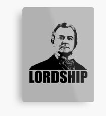 Downton Abbey Lordship Robert Crawley Tshirt Metal Print