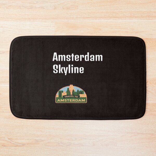 Item preview, Black Amsterdam Skyline designed and sold by DamaliePierre.