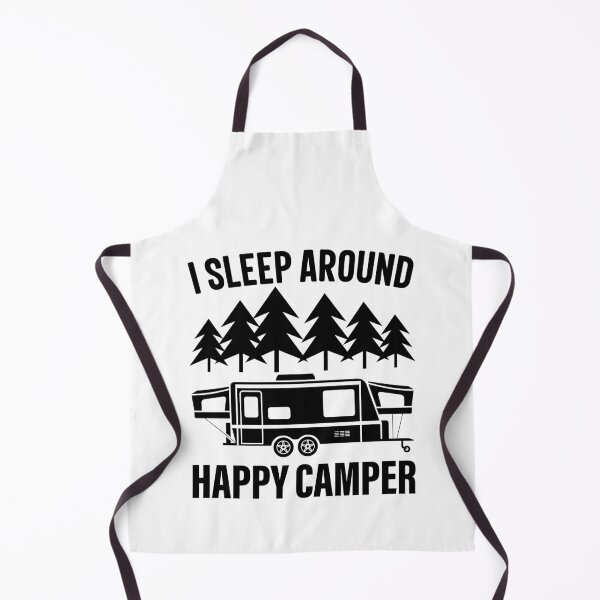 Item preview, I Sleep Around Happy Camper designed and sold by GravitiTees.