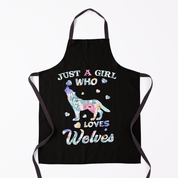 Item preview, Just A Girl Who Loves Wolves Cute Gift For Girls designed and sold by Esmilna Castillo.