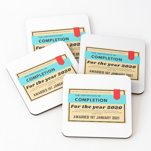 Item preview, 2020 Certificate of Completion designed and sold by Artistrator.