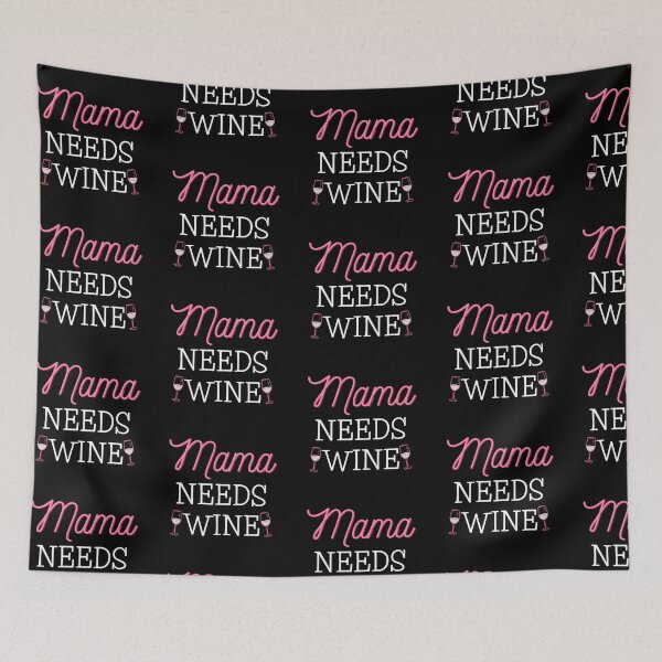 Item preview, Mama Needs Wine Funny Mother designed and sold by fantasticpud.