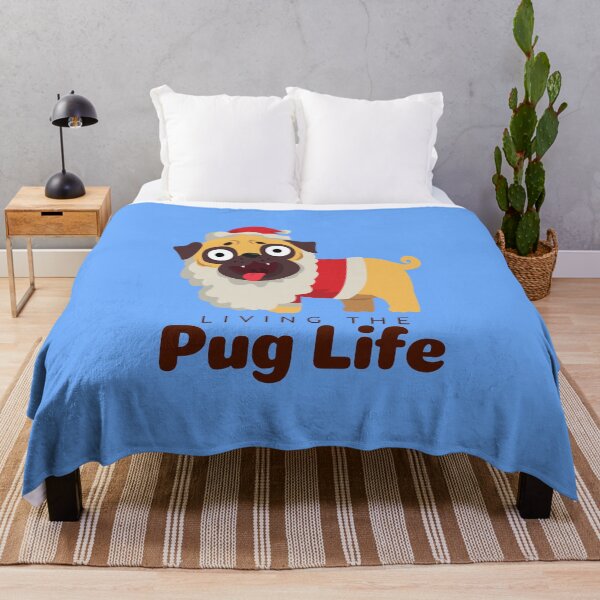 Artikelvorschau, Living The Pug Life Gift entworfen und verkauft von Checivinicius.