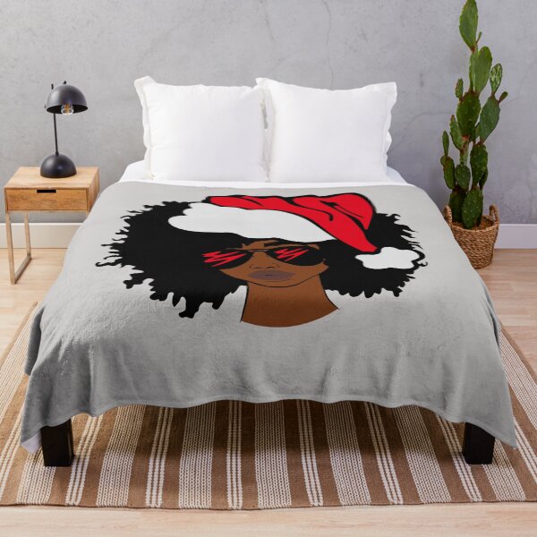 Item preview, American African Christmas Santa Claus Black Girls Christmas   designed and sold by GINIART.