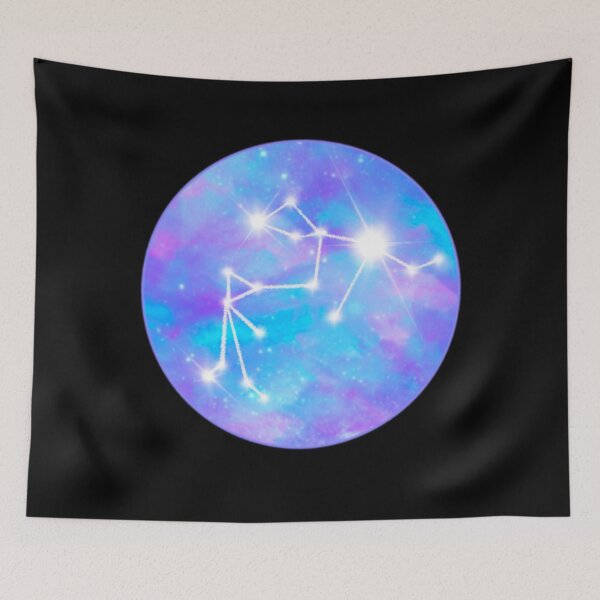 Item preview, Zodiac sign test Aquarius stars and galaxy designed and sold by orangerinka.