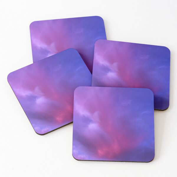 Item preview, Sunset pink and blue clouds photo designed and sold by D0NN13D1N0.