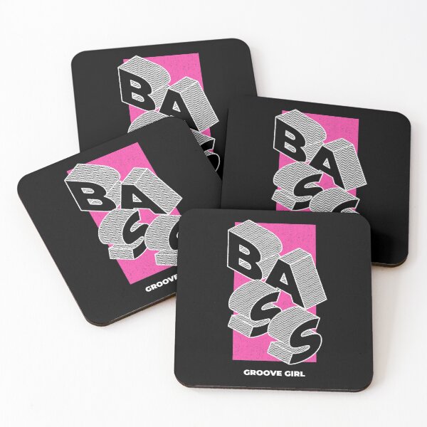Item preview, BASS. Groove Girl. 3D Lettering. Female Bass Player designed and sold by GuitarSwitch.