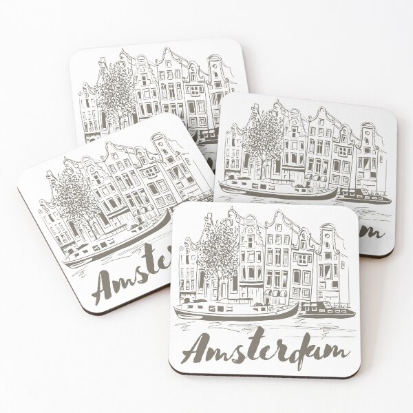 Item preview, Retro Amsterdam Skyline designed and sold by PandaSoul.