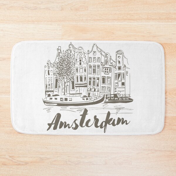Item preview, Retro Amsterdam Skyline designed and sold by PandaSoul.
