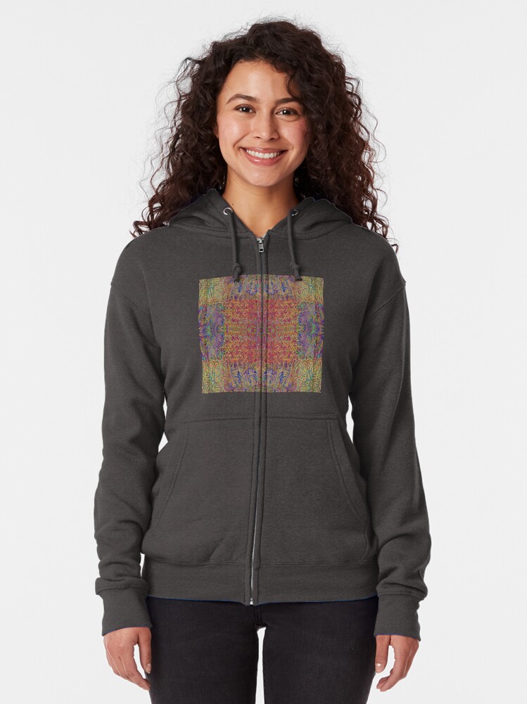 "Paint Stick Tapestry" Zipped Hoodie by jrboyajian123 Redbubble