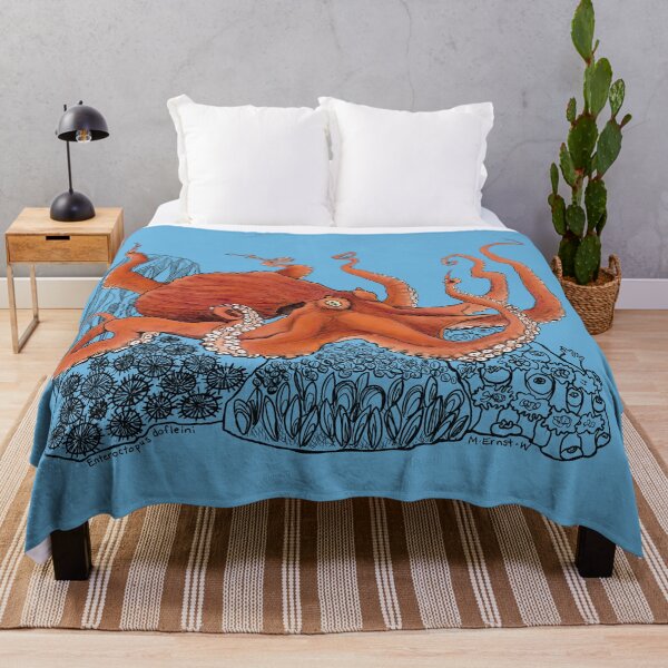 Item preview, Red Giant Octopus Doodle designed and sold by mernstw.