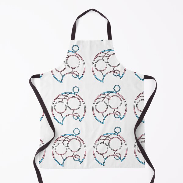 Item preview, Gallifreyan circular: mujer, con bandera trans designed and sold by FireLemur.