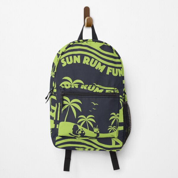 Item preview, SUN RUM FUN green print designed and sold by graziellostesso.